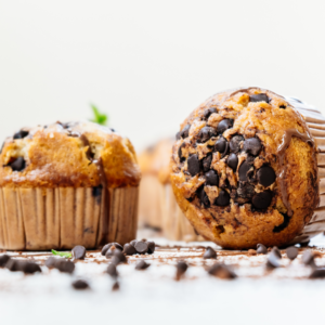 Vanilla chocolate muffin