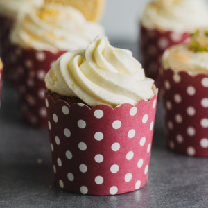 cheese cream red velvet muffin