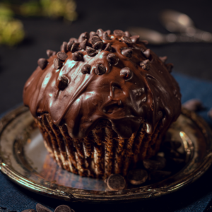 Truffle chocolate muffin